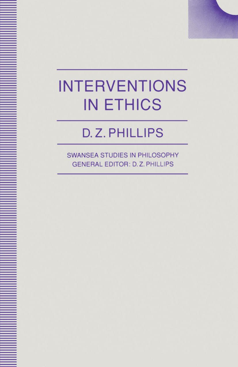 Interventions in Ethics by D. Z. Phillips (auth.)