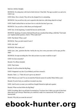 Interview with the Almighty by Mike Resnick