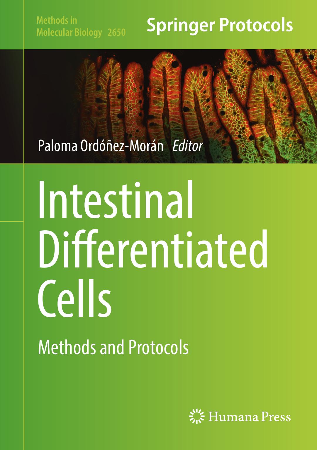 Intestinal Differentiated Cells: Methods and Protocols by Paloma Ordóñez-Morán