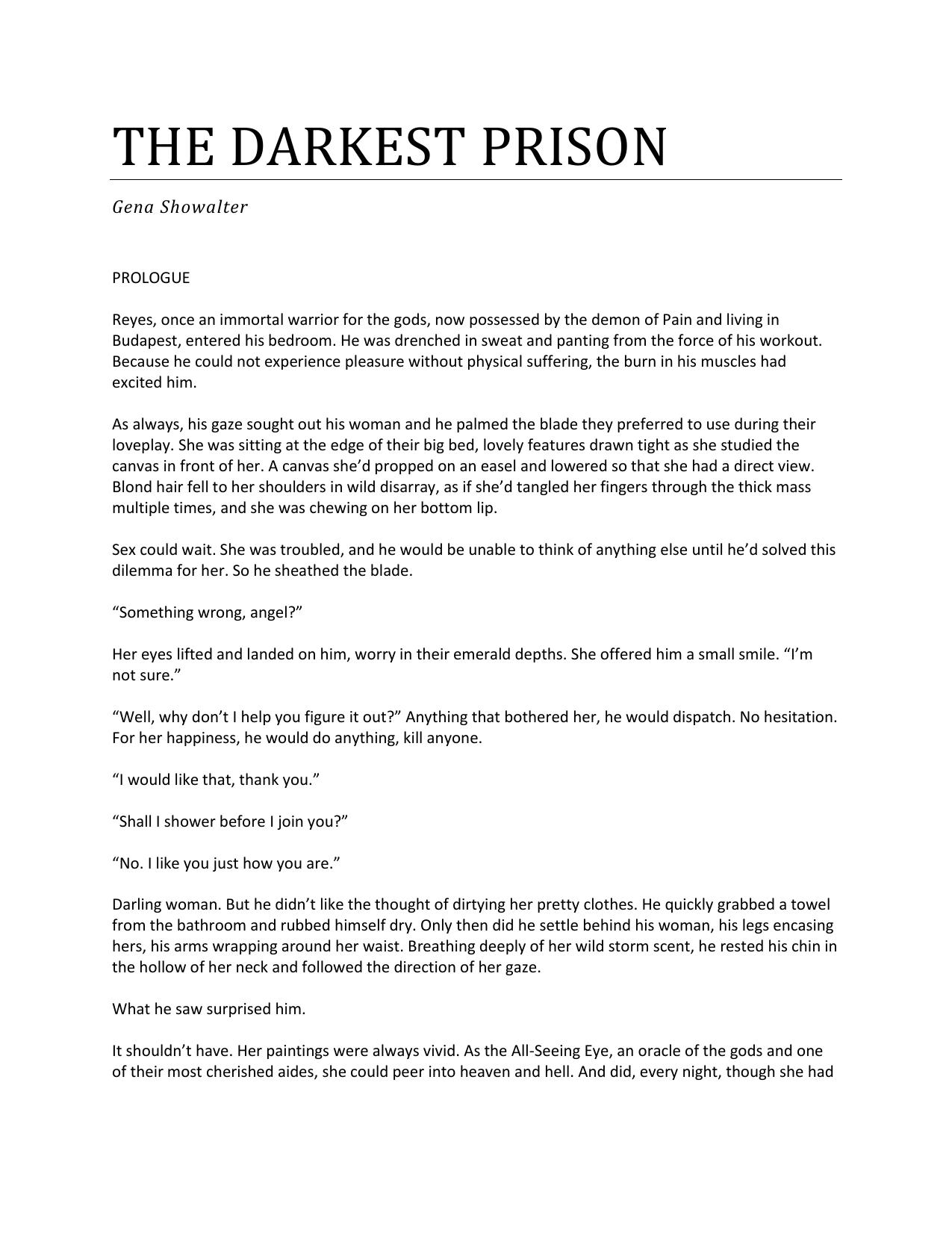 Into the Dark: The Darkest Fire\The Amazon's Curse\The Darkest Prison by Gena Showalter