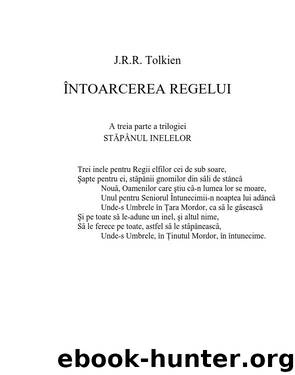 Intoarcerea regelui by J.R.R. Tolkien