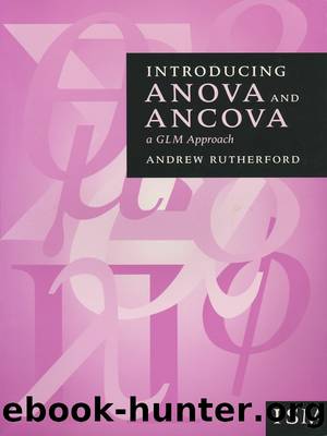 Introducing ANOVA and ANCOVA by Rutherford Andrew