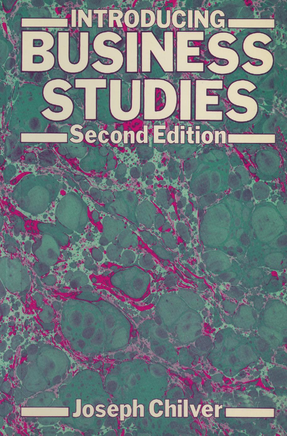 Introducing Business Studies by Joseph Chilver (auth.)