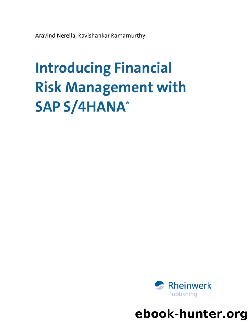 Introducing Financial Risk Management with SAP S4HANA by Unknown
