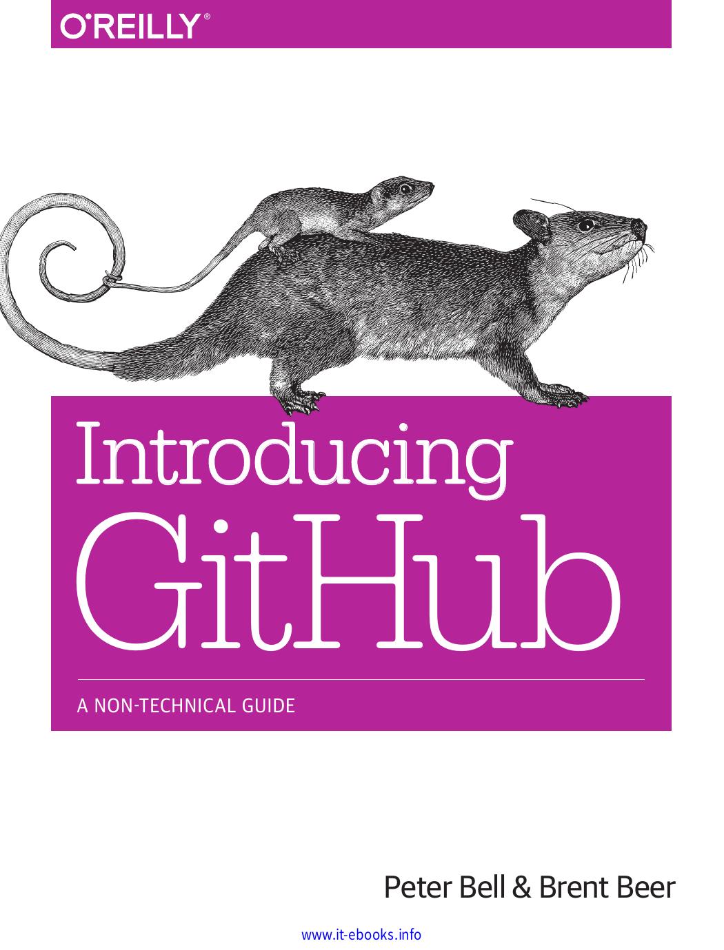 Introducing GitHub by Peter Bell & Brent Beer