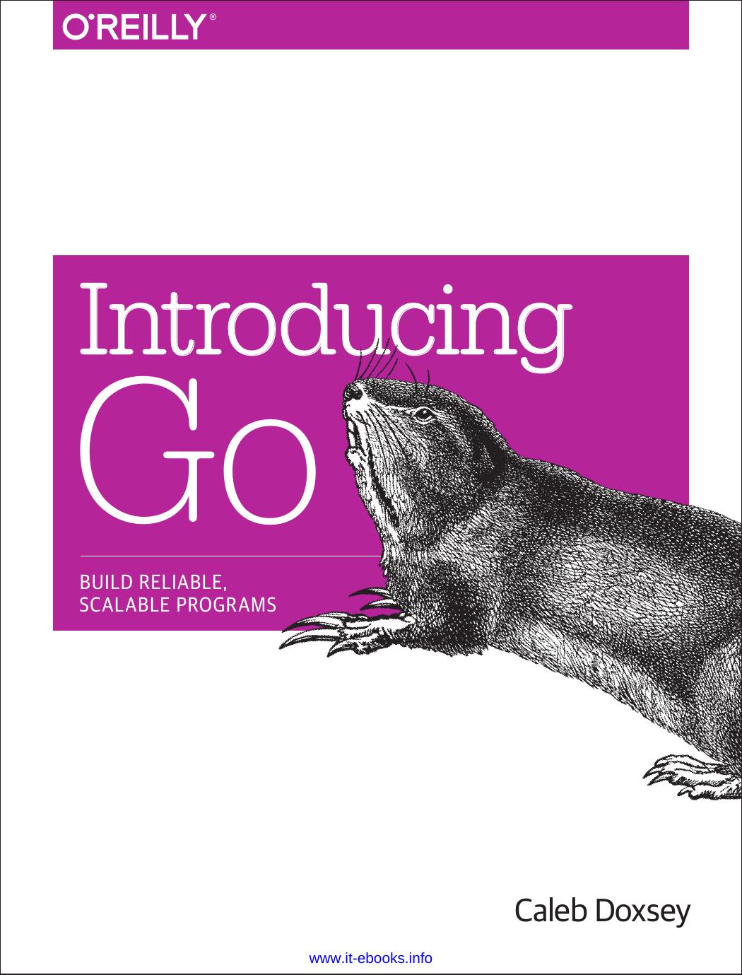 Introducing Go: Build Reliable, Scalable Programs by Caleb Doxsey