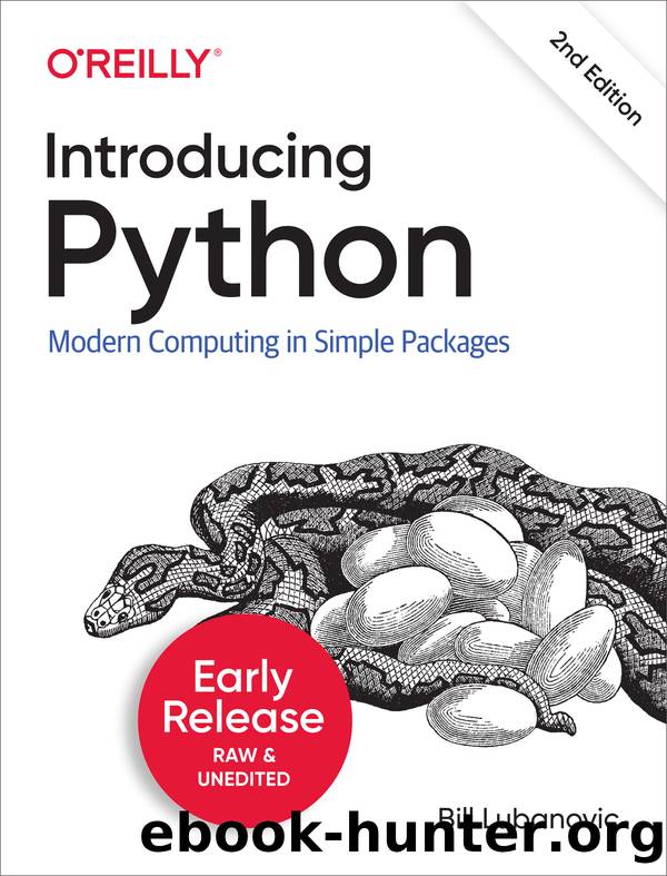 Introducing Python, 2nd Edition by Bill Lubanovic