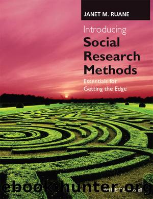 Introducing Social Research Methods by Janet M. Ruane