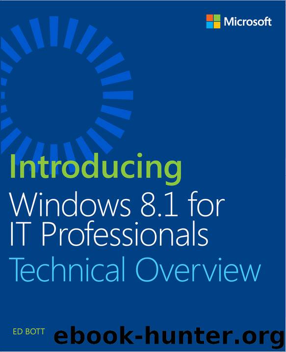 Introducing Windows 8.1 for IT Professionals by Ed Bott