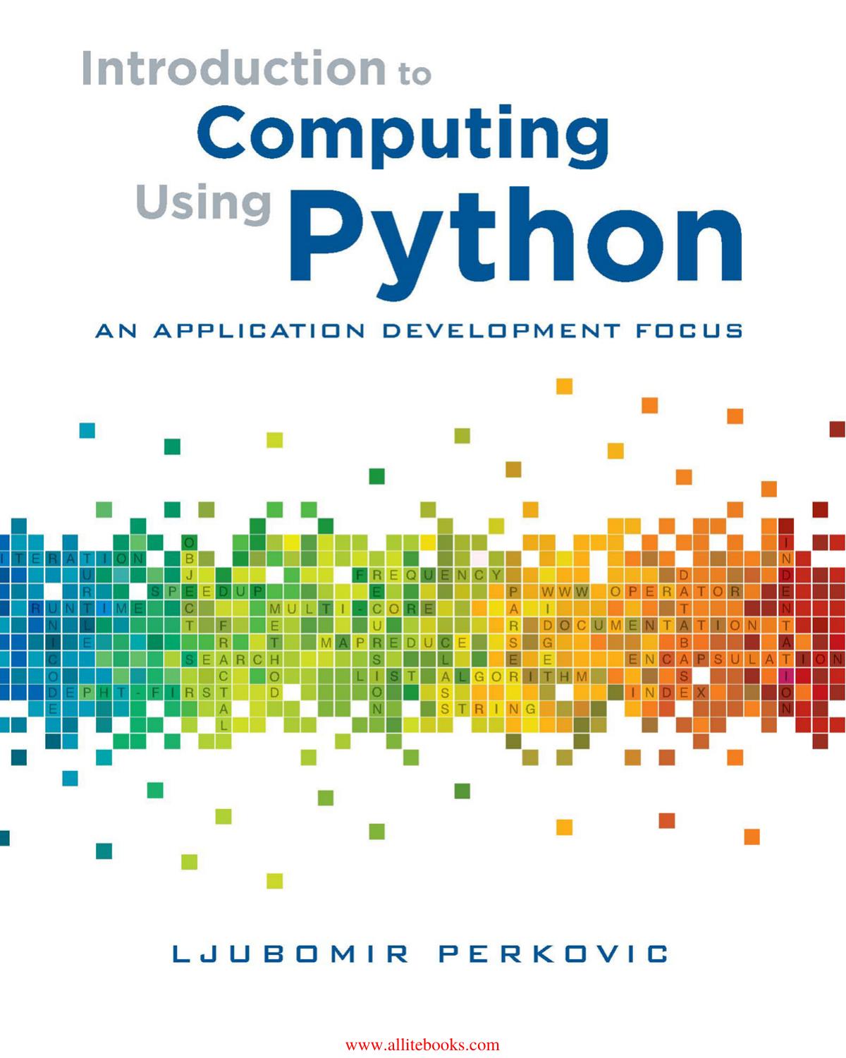 Introduction To Computing Using Python by Unknown