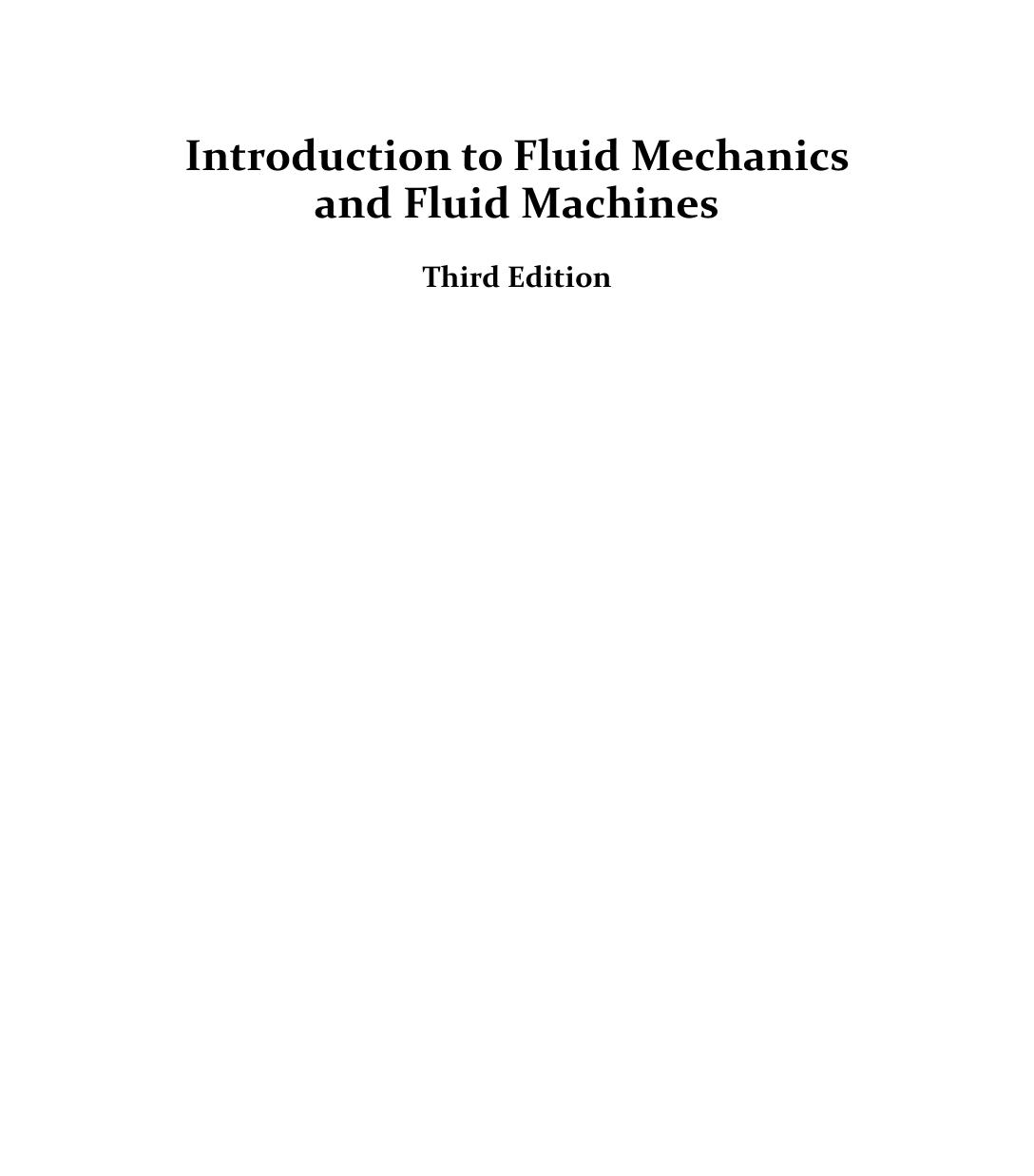 Introduction To Fluid Mechanics And Fluid Machines by SOM