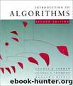 Introduction to Algorithms, Second Edition by Thomas H. Cormen Charles E. Leiserson Ronald L. Rivest; Clifford Stein