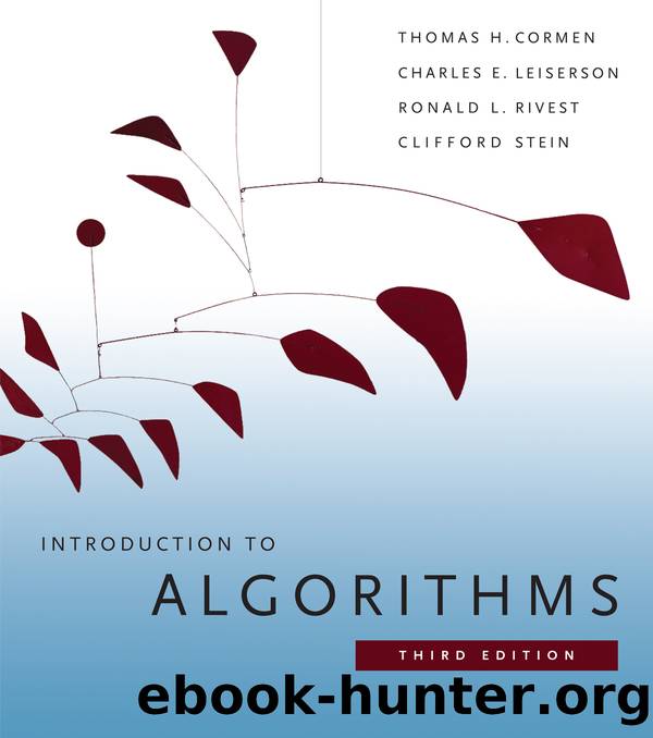 Introduction to Algorithms, Third Edition by unknow