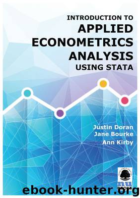 Introduction to Applied Econometrics Analysis Using Stata by Justin Doran Jane Bourke & Ann Kirby