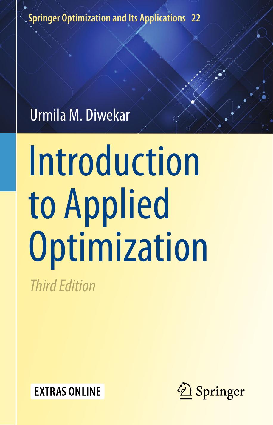 Introduction to Applied Optimization by Urmila M. Diwekar