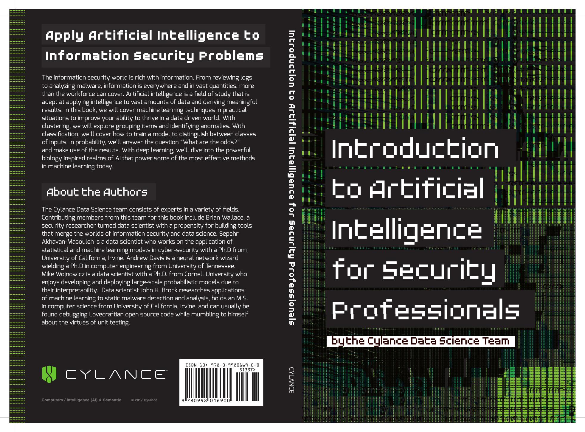 Introduction to Artificial Intelligence for Security Professionals by The Cylance Data Science Team