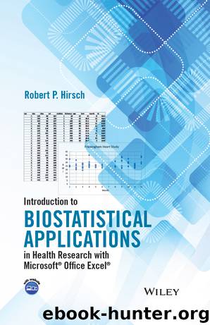 Introduction to Biostatistical Applications in Health Research with Microsoft Office Excel by Hirsch Robert P