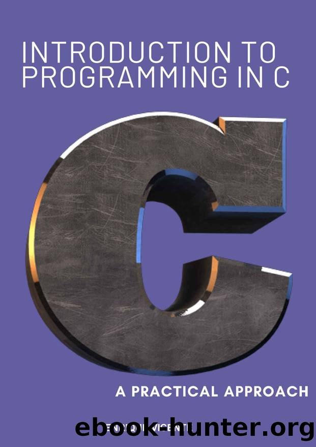 Introduction to C programming. A practical approach. by Vicente Garcia Enrique