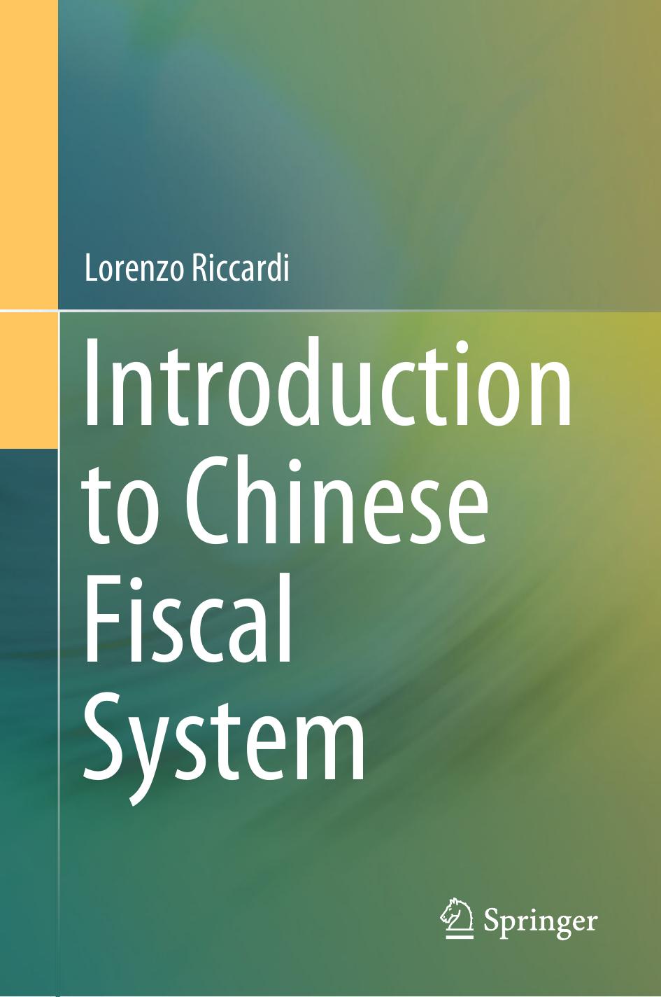 Introduction to Chinese Fiscal System by Lorenzo Riccardi