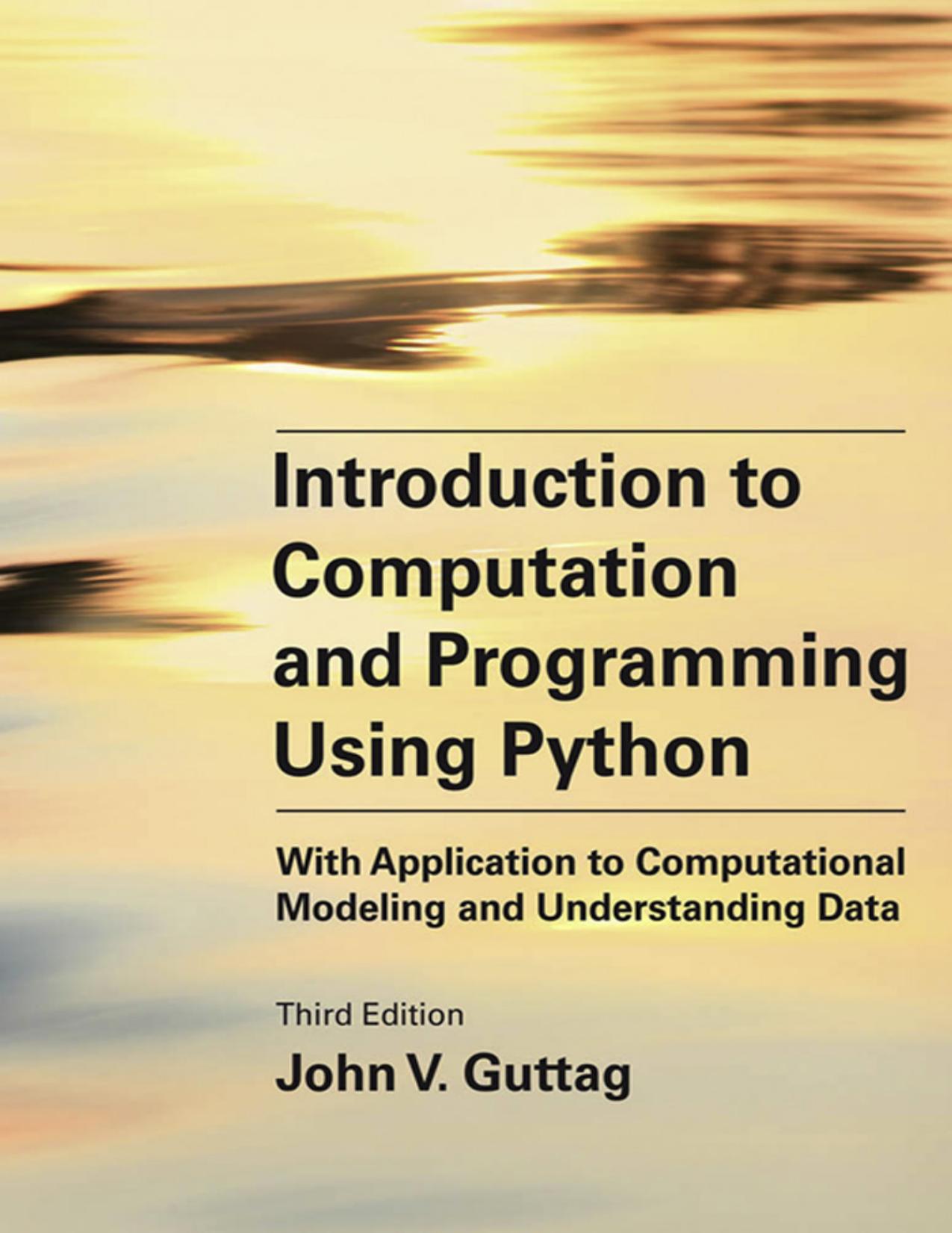 Introduction to Computation and Programming Using Python by Zamzar