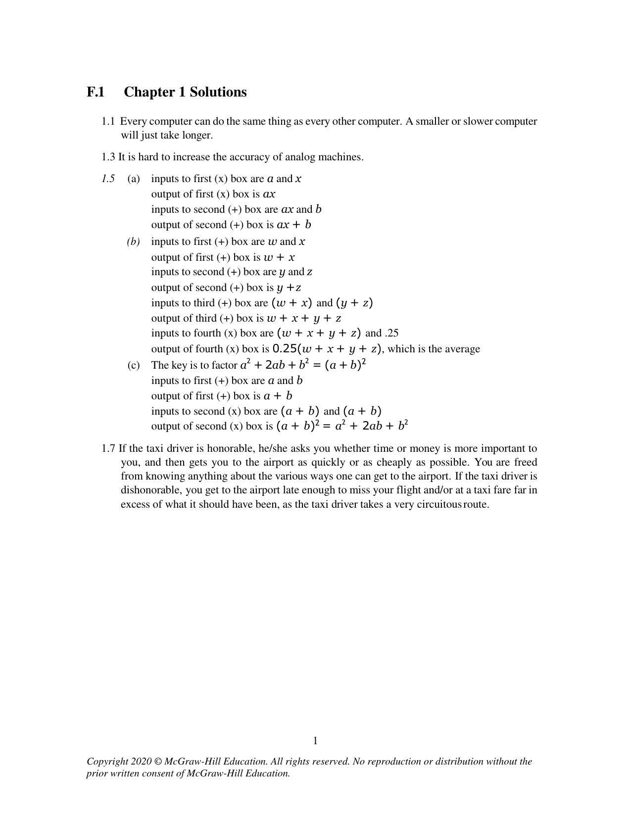 Introduction to Computing Systems: From Bits & Gates to C/C++ & Beyond [Errata & Student Solutions Manual] by Yale Patt Sanjay Patel