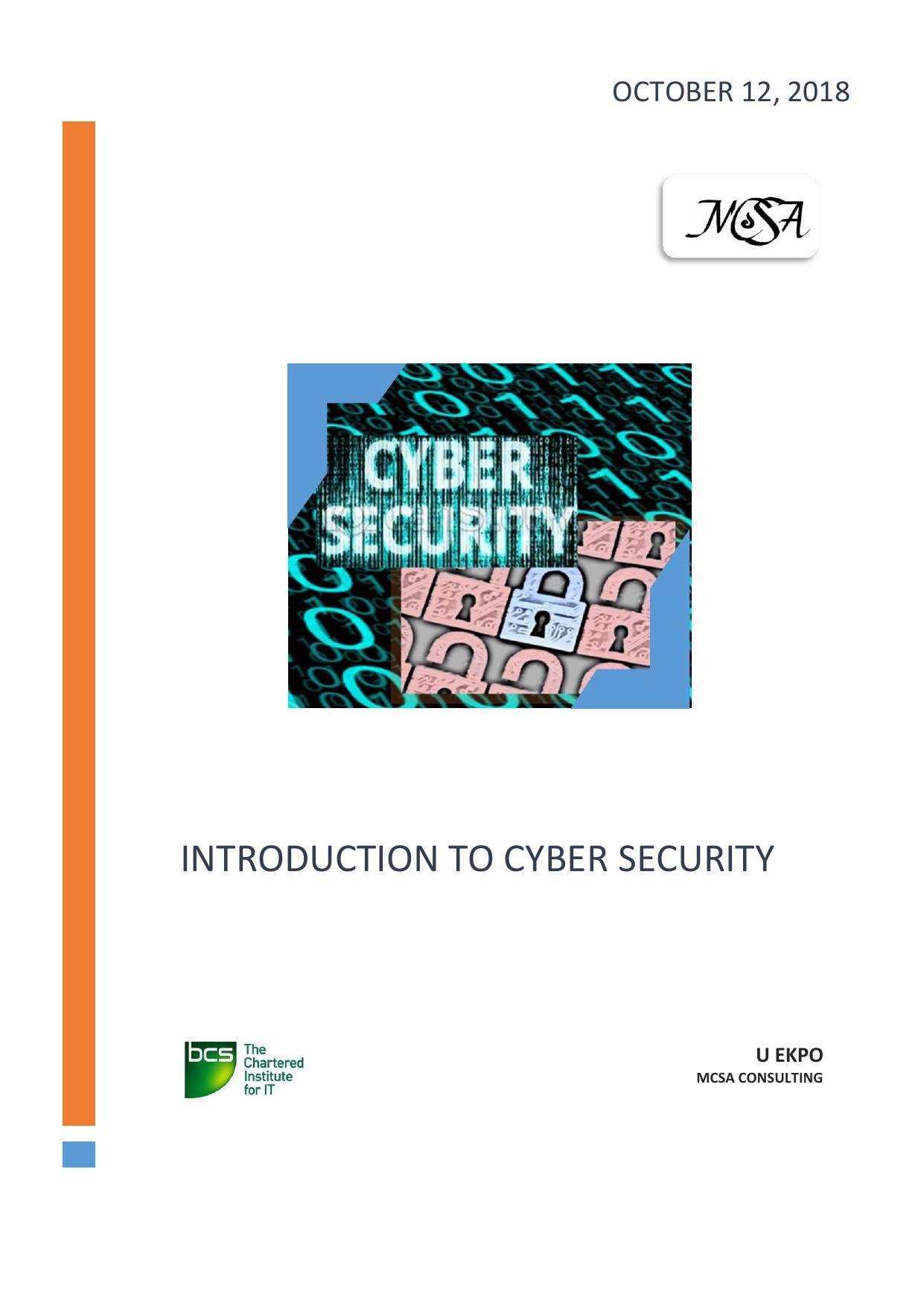 Introduction to Cyber Security: Fundamentals by Unknow