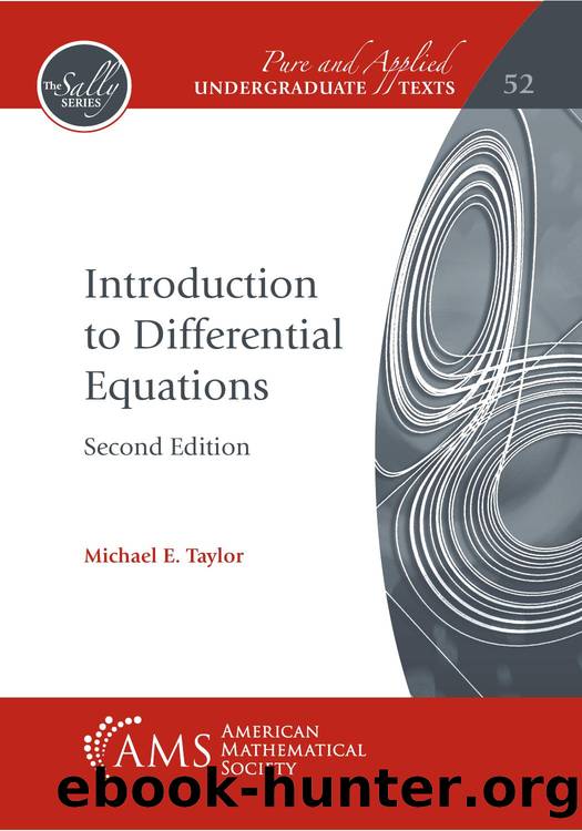 Introduction to Differential Equations by Taylor Michael E.;