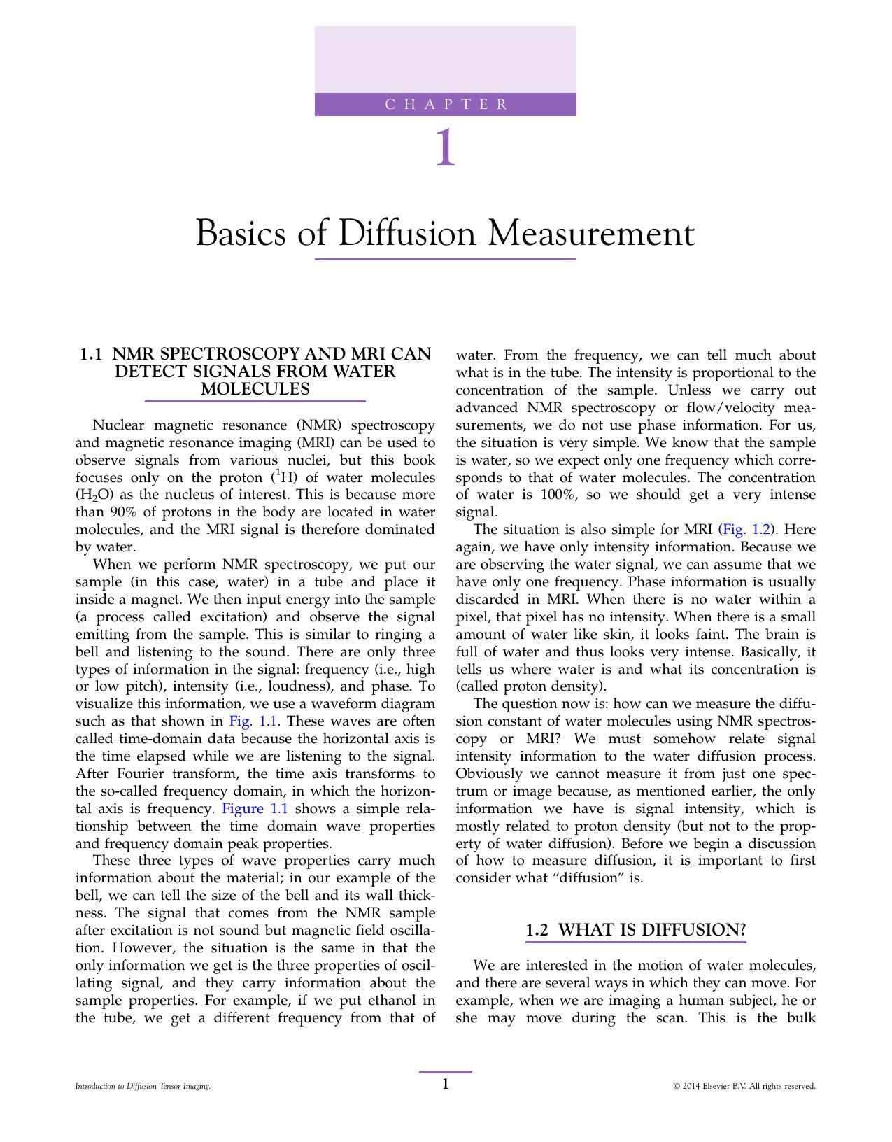 Introduction to Diffusion Tensor Imaging. And Higher Order Models by Susumu Mori and J-Donald Tournier (Auth.)