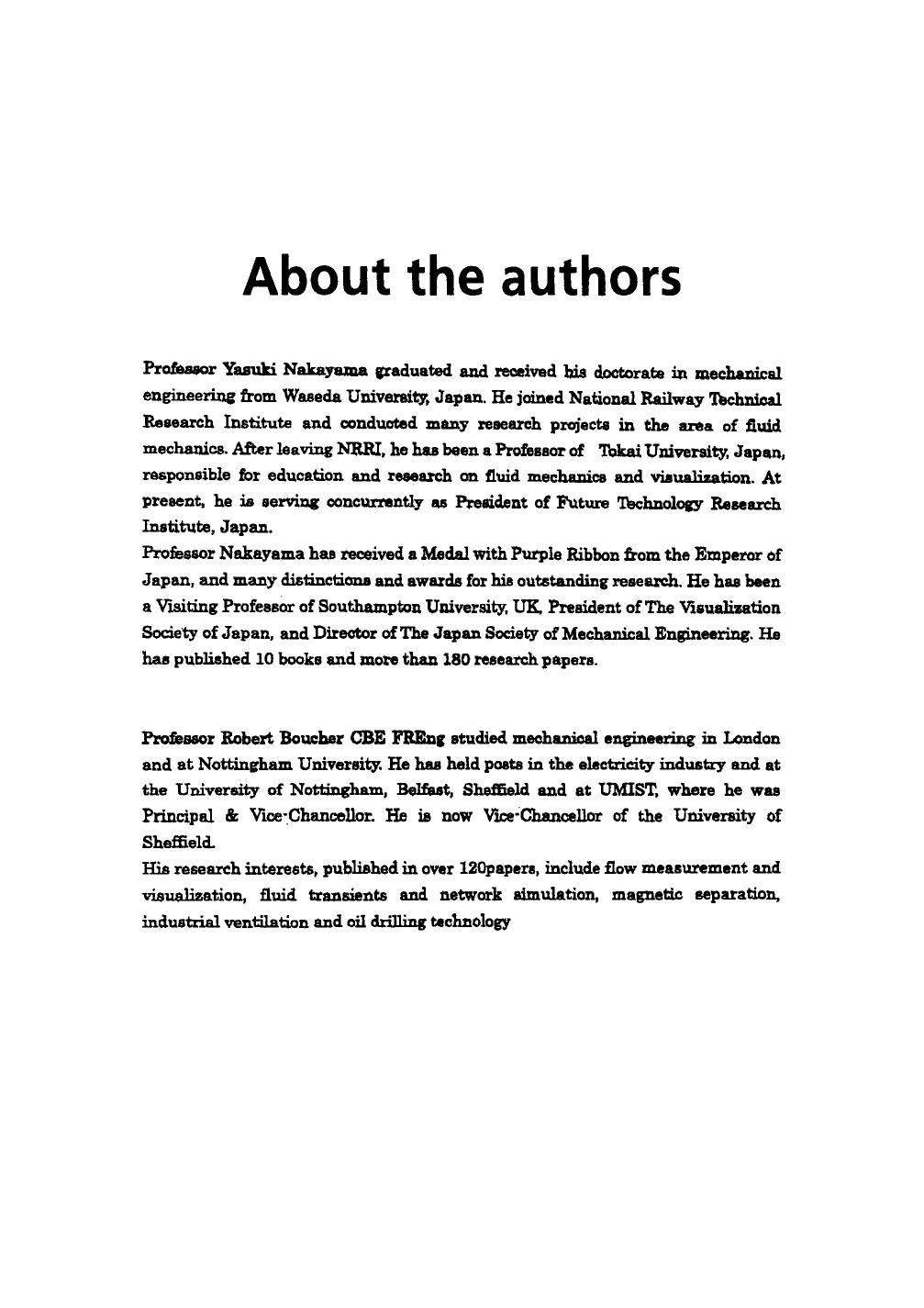 Introduction to Fluid Mechanics by Y. Nakayama and R.F. Boucher (Auth.)
