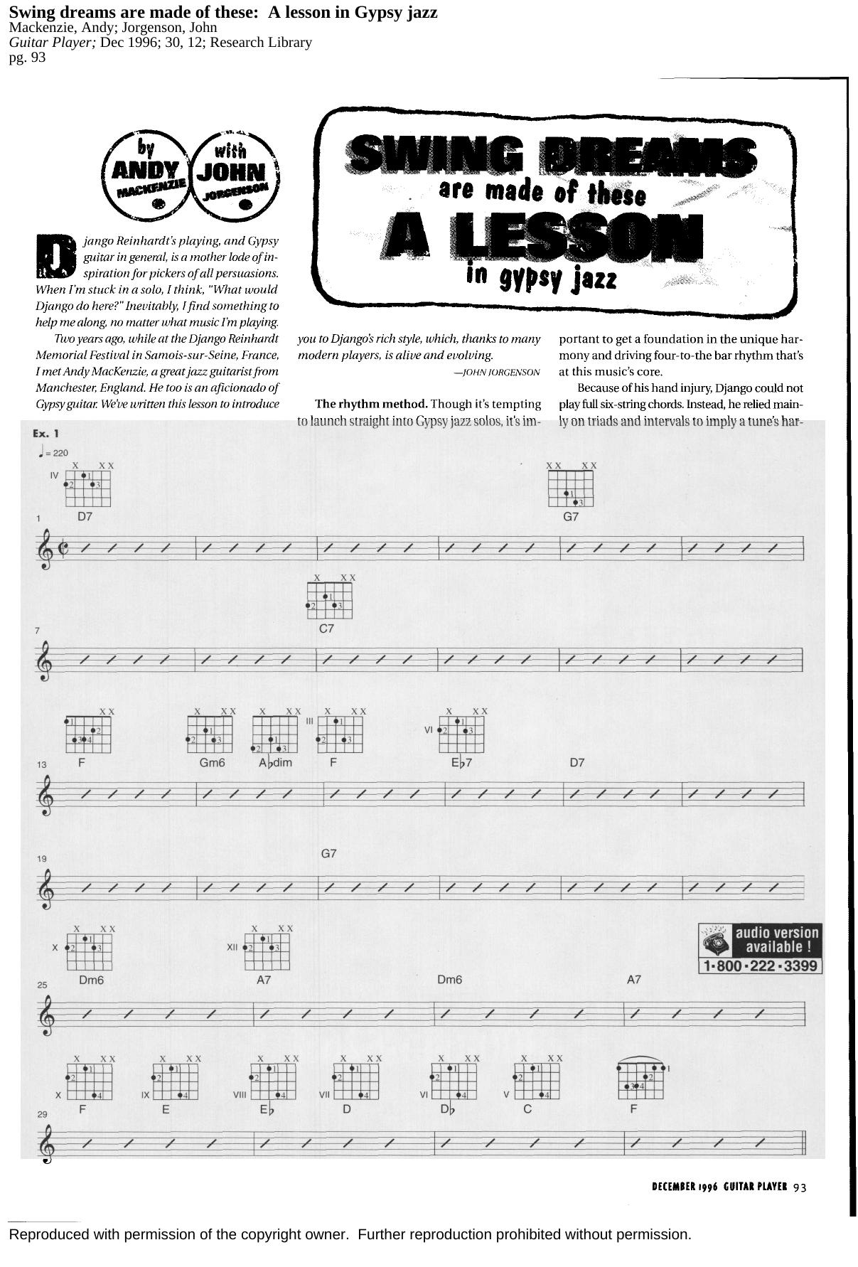 Introduction to Gypsy Jazz Guitar: John Jorgenson (Book/CD/DVD Set) by John Jorgenson