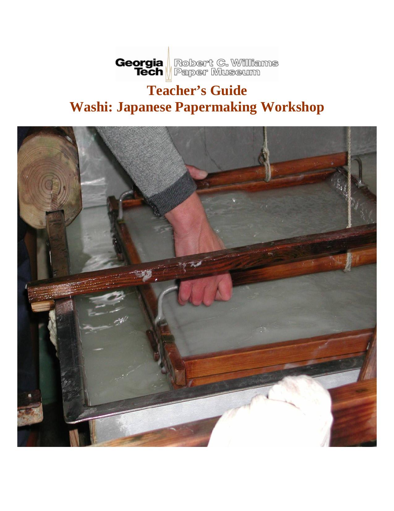Introduction to Japanese Papermaking: by IPST