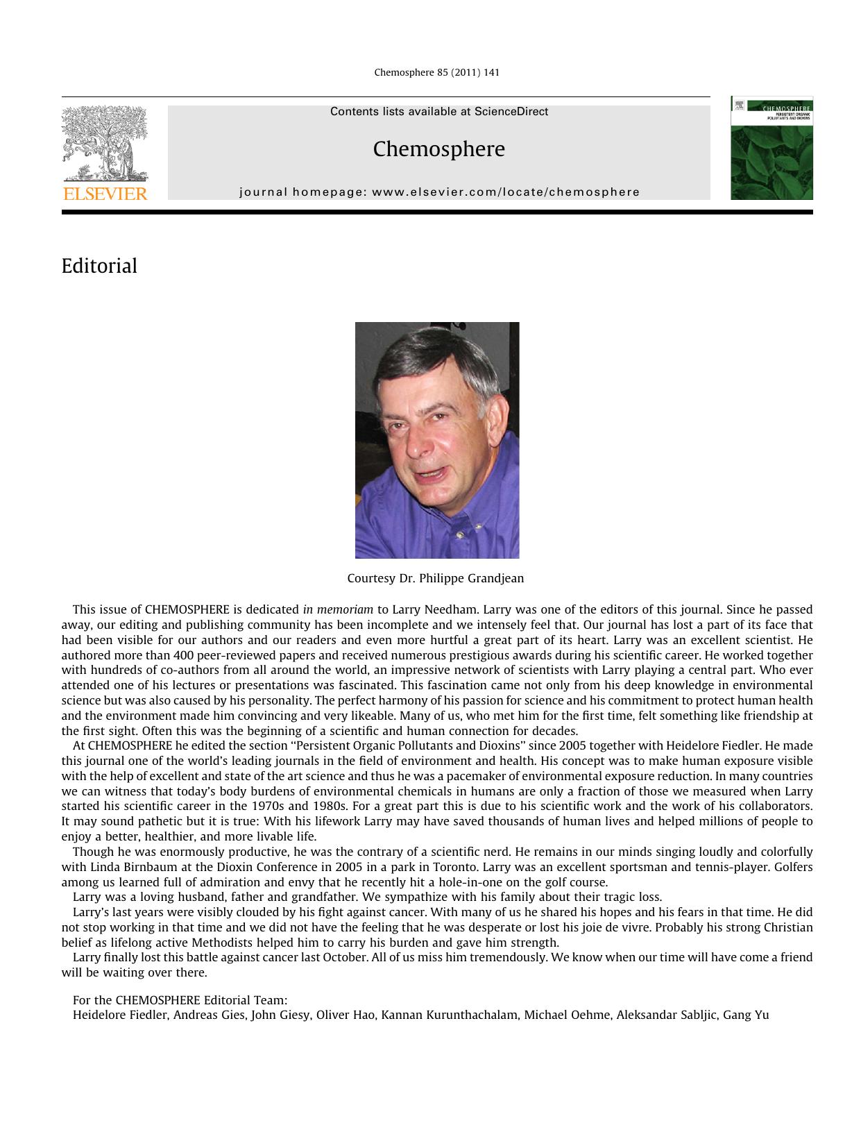 Introduction to Larry Needham Issue by Unknown