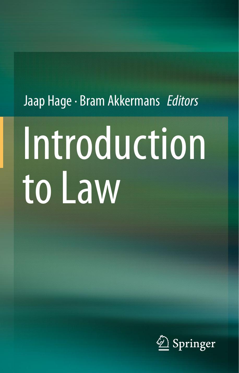 Introduction to Law by Unknown