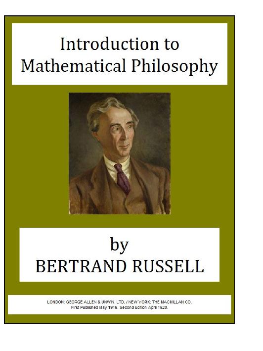 Introduction to Mathematical Philosophy by Bertrand Russell