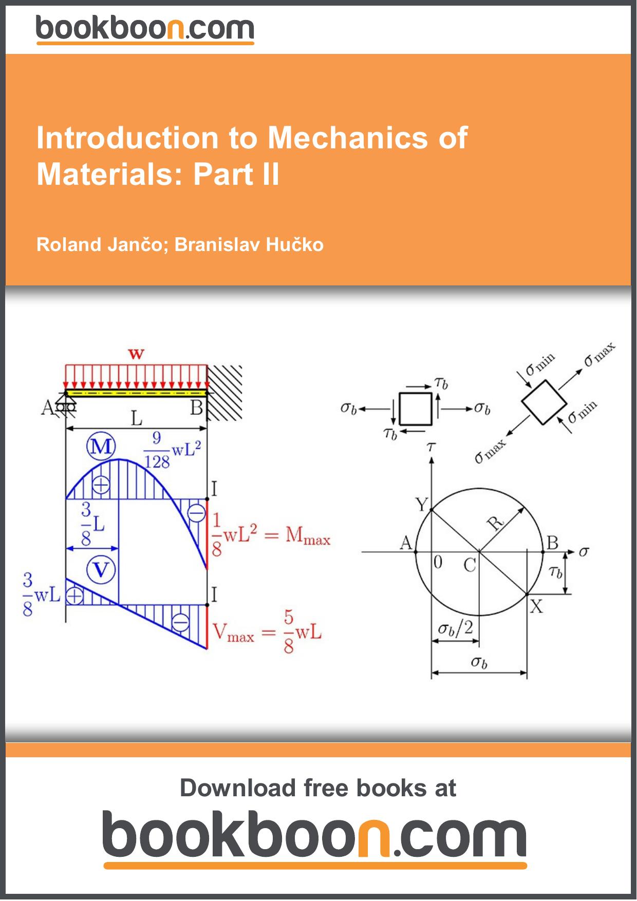 Introduction to Mechanics of Materials: Part II by Janco Roland Hucko Branislav