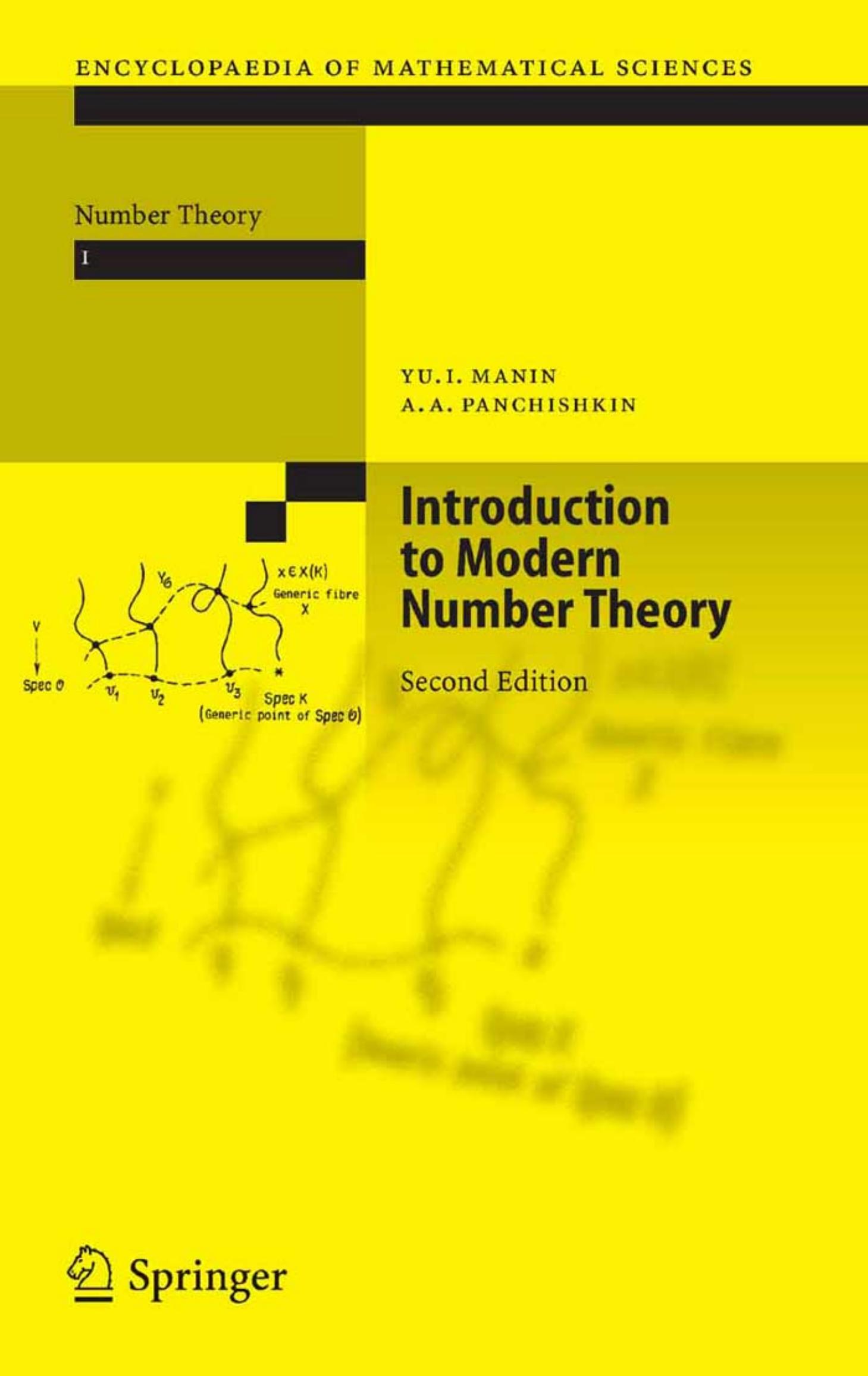 Introduction to Modern Number Theory-Manin-Panchishkin-2e by Unknown