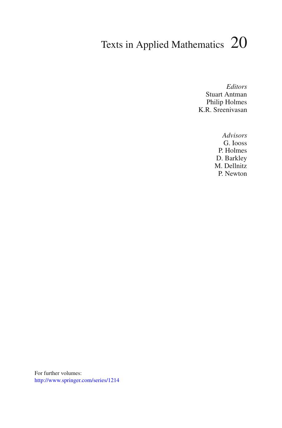 Introduction to Perturbation Methods by Mark H. Holmes