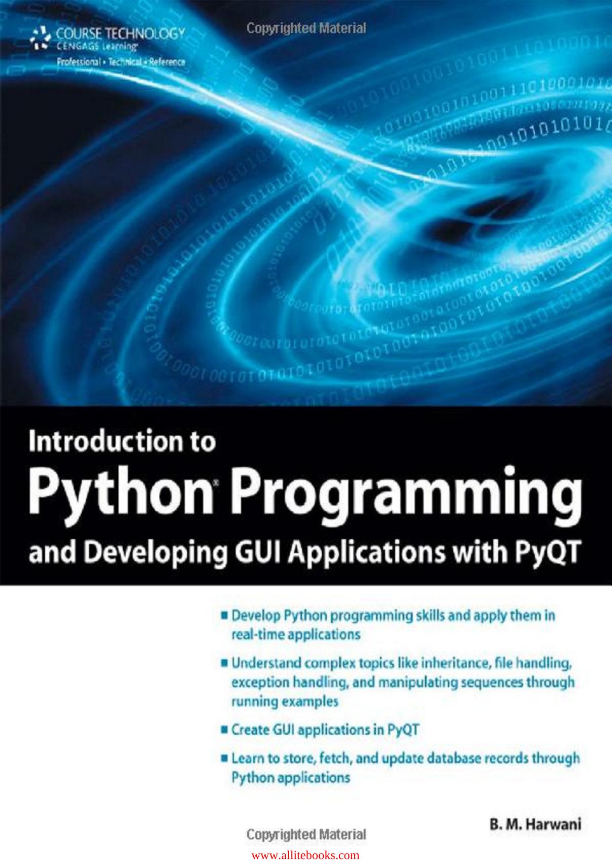 Introduction to Python Programming and Developing GUI Applications with PyQT by Unknown