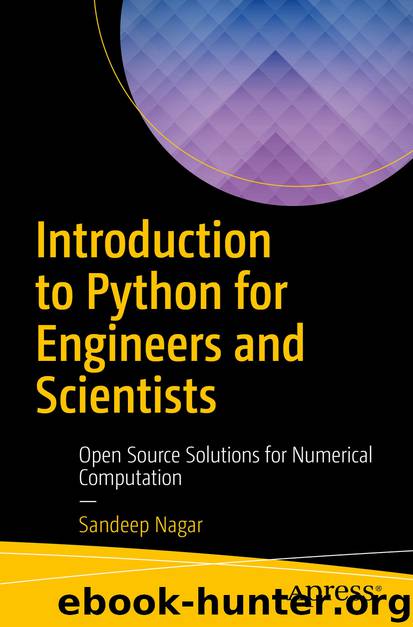 Introduction to Python for Engineers and Scientists by Sandeep Nagar