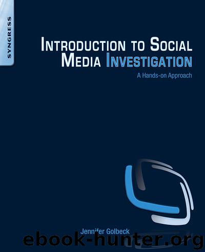 Introduction to Social Media Investigation by Jennifer Golbeck