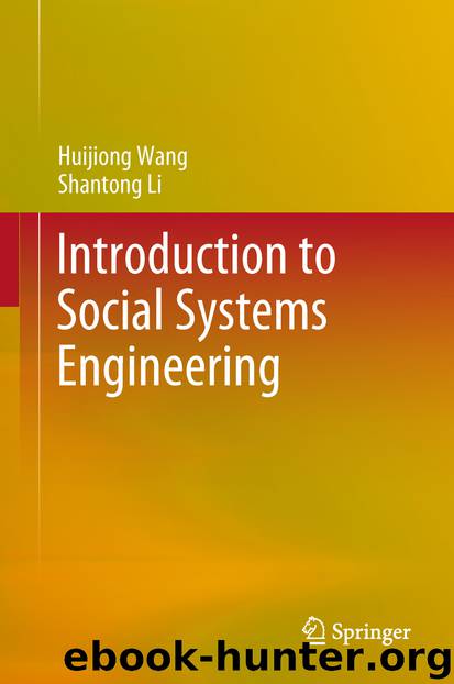Introduction to Social Systems Engineering by Huijiong Wang & Shantong Li
