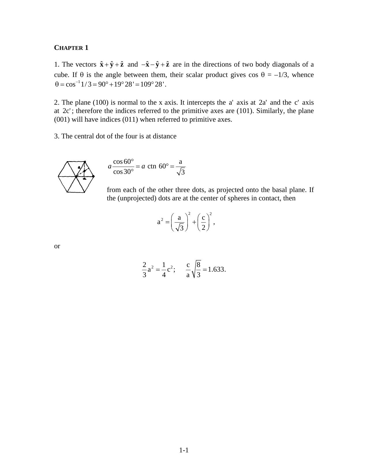 Introduction to Solid State Physics Solution Manual by Charles Kittel