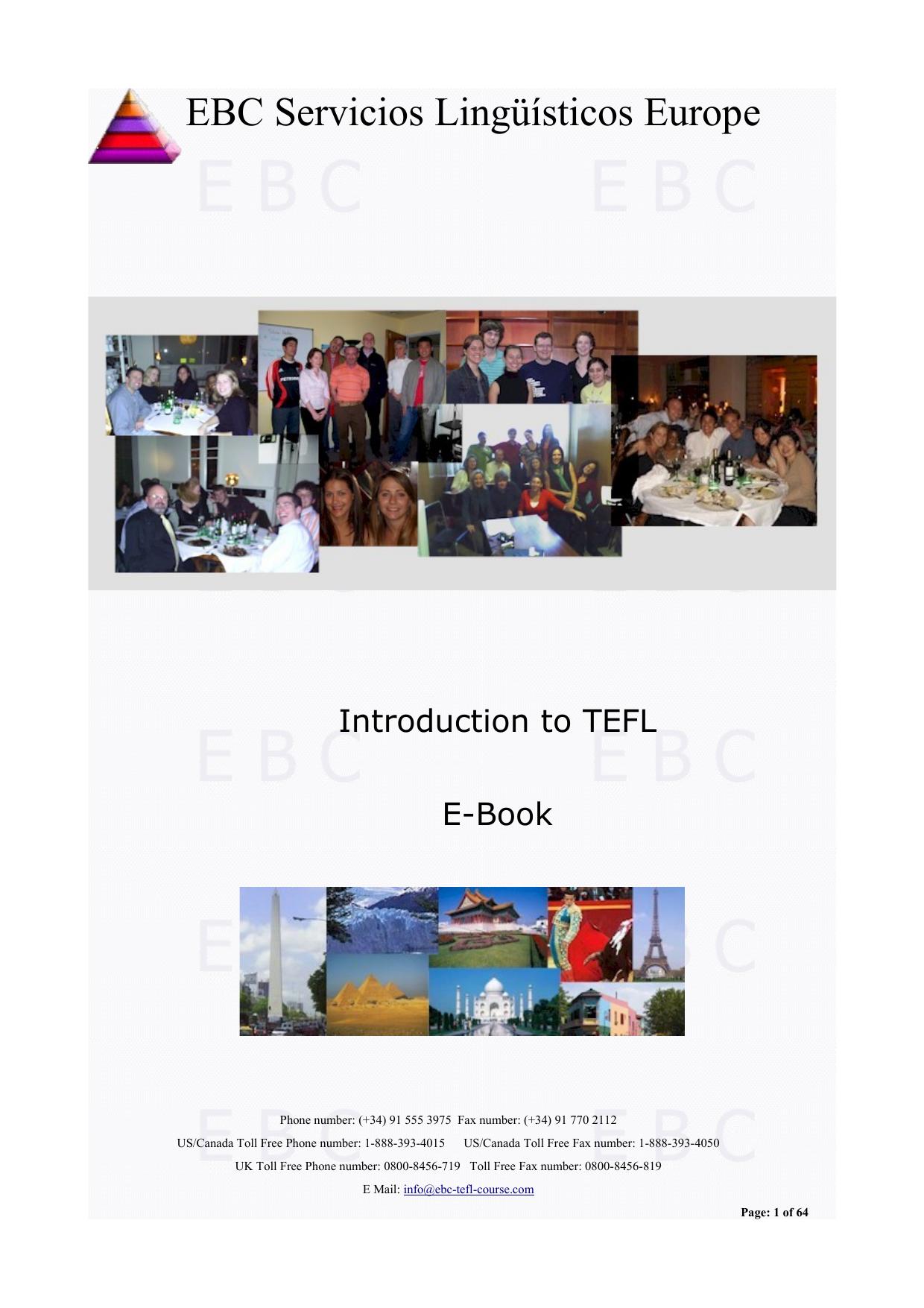 Introduction to TEFL by Mitchell Chris