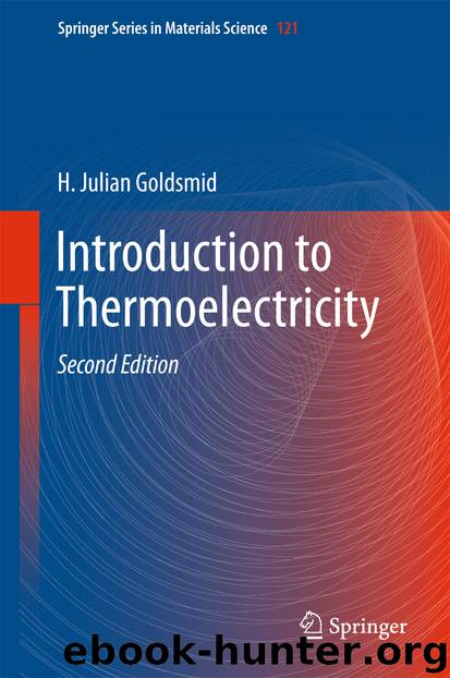 Introduction to Thermoelectricity by H. Julian Goldsmid