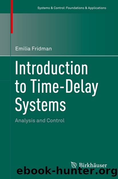 Introduction to Time-Delay Systems by Emilia Fridman
