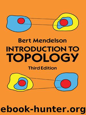 Introduction to Topology by Bert Mendelson