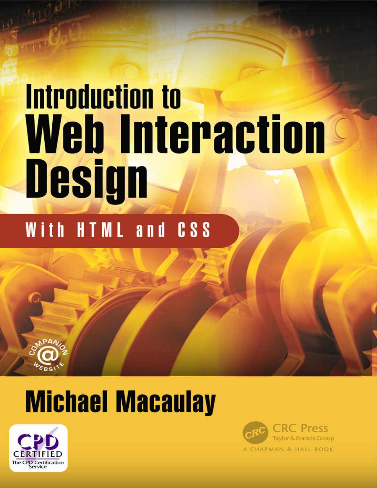 Introduction to Web Interaction Design: With HTML and CSS by Unknow