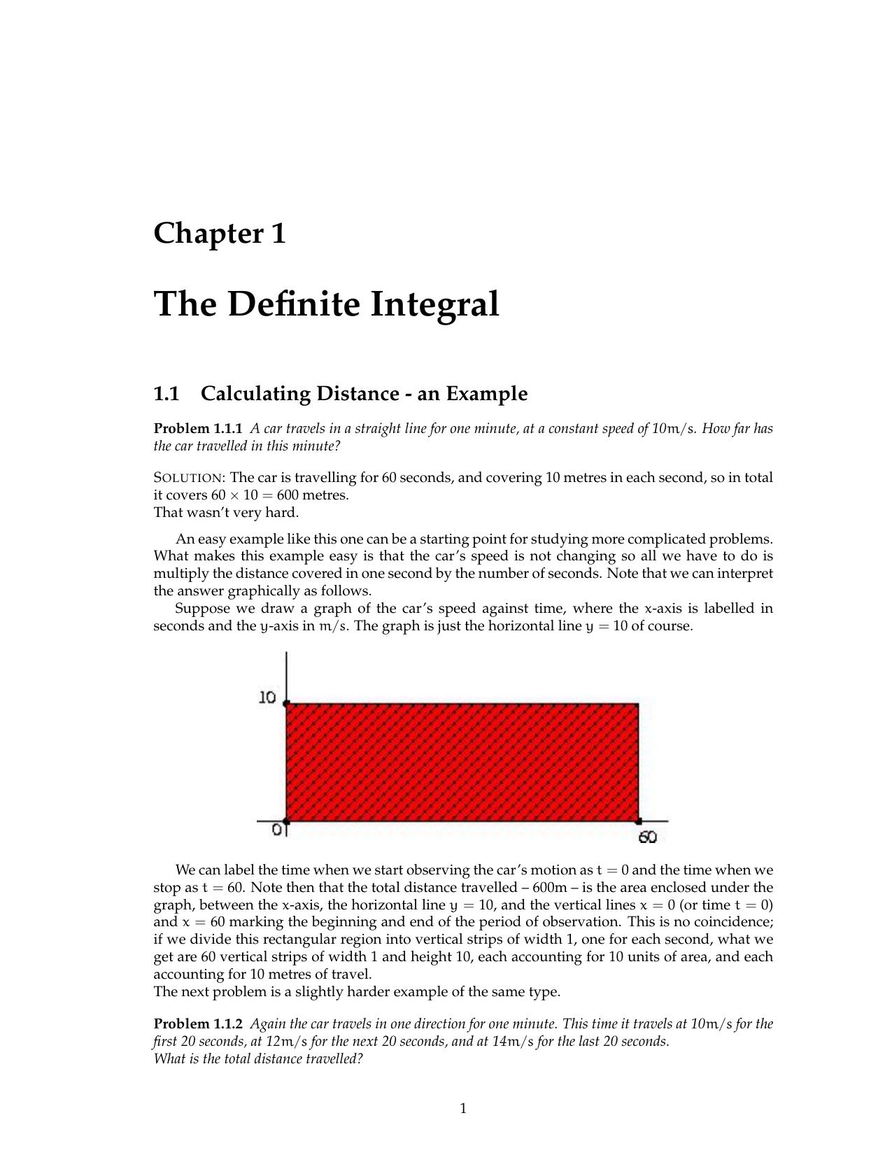 Introduction to integral calculus by Rachel Quinlan