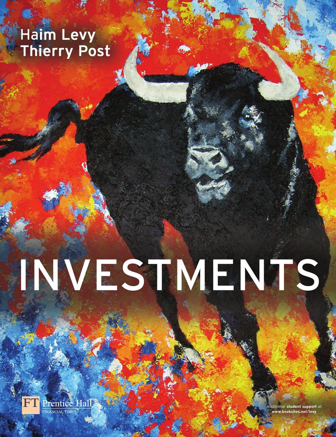 Introduction to investments by Haim Levy; Thierry Post