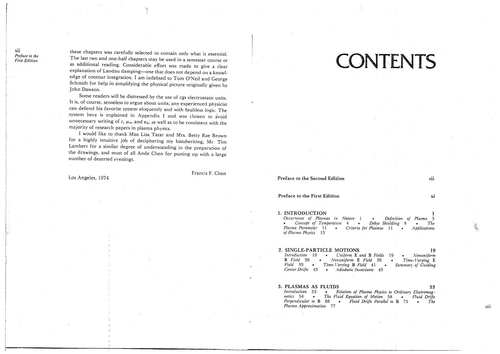 Introduction to plasma physics and controlled fusion by Francis F Chen